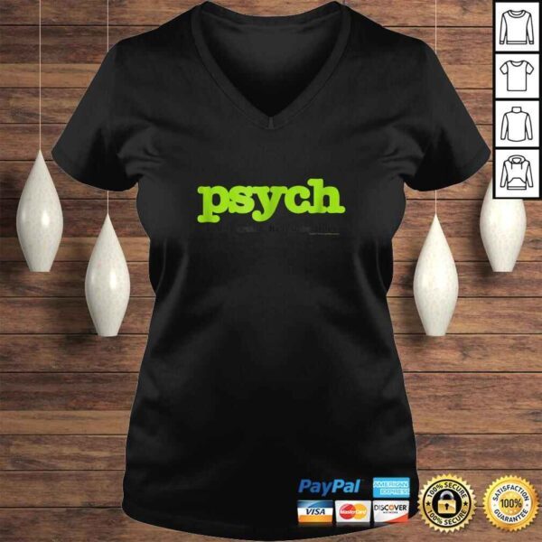 Psych Fake Psychic. Real Detectives Shirt - Official Tee - Image 2