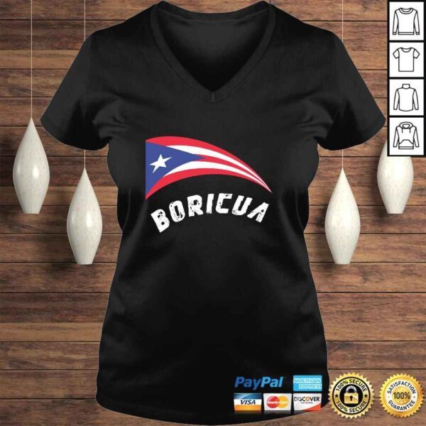 Puerto Rico Boricua Flag - Pride Puerto Rican Pullover Hoodie - Image 2