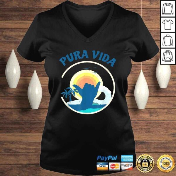 Pura Vida Beach Costa Rica Shirt Surfing Vacation - Image 2