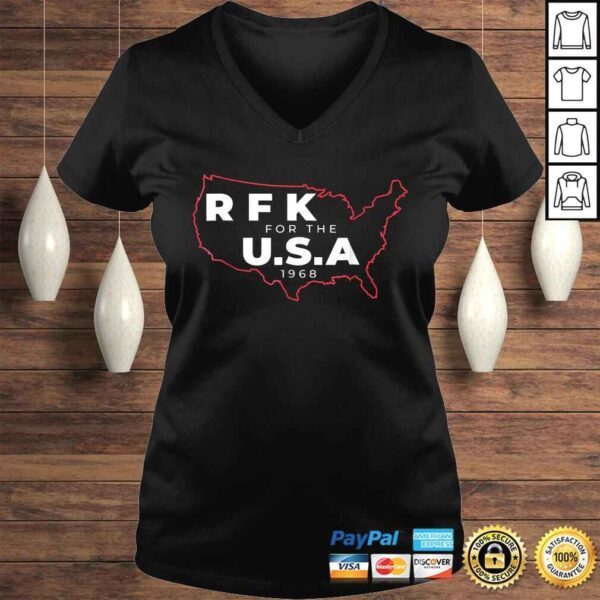 RFK Campaign Shirt Robert F Bobby Kennedy TShirt - Image 2