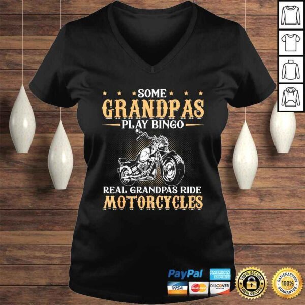 Real Grandpas Ride Motorcycles Gifts For Grandfather Gift Top - Image 2