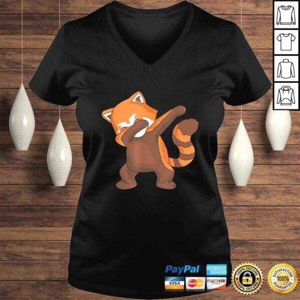 Red Panda Dabbing Shirt Dab for Live Tee I Panda Lovers - Image 2