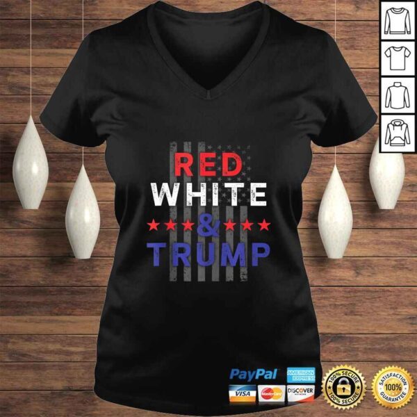 Red White And Trump TShirt - Image 2