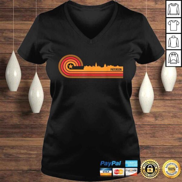 Retro Paterson Shirt - Paterson NJ Skyline T-shirt - Image 2