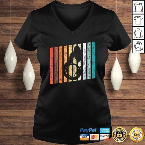 Retro Sousaphone Tuba Shirt 70s Music Band Distressed Gift - Image 2