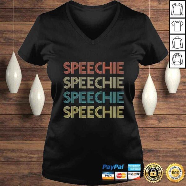 Retro Speechie Speech TherapisShirt for SLP - Image 2