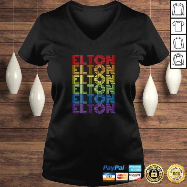 Retro Style Elton Rainbow Shirt - Image 2