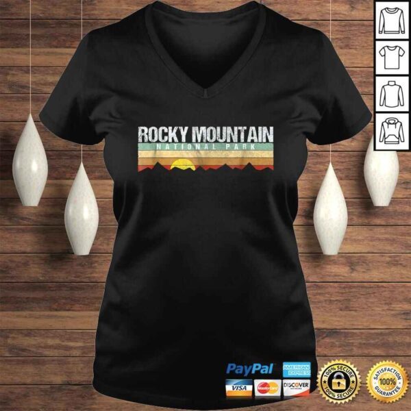 Retro Vintage Rocky Mountain National Park TShirt Gift - Image 2