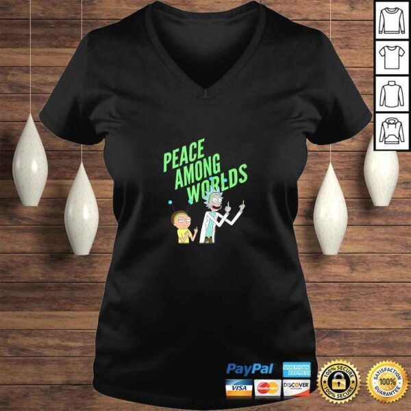 Rick and Morty Peace Among Worlds Shirt - Image 2