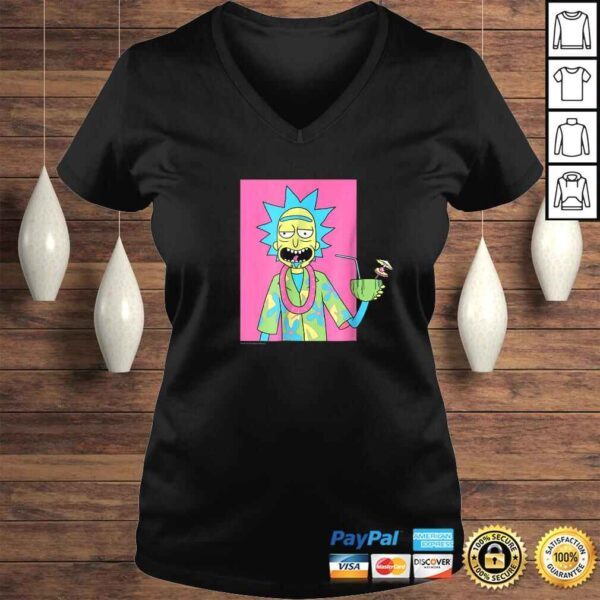 Rick and Morty Tropical Drink TShirt - Image 2