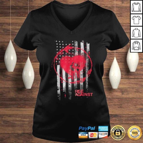 Rise Against- Stained Flag - Official Merchandise Shirt - Image 2