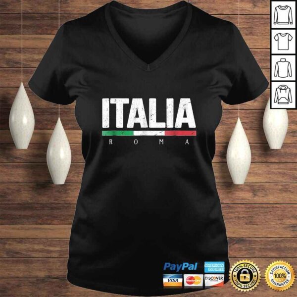 Rome Italy Shirt Italian Flag Italia Tourist Roma Souvenir - Image 2