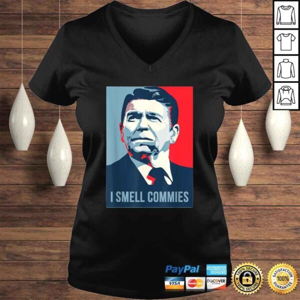 Ronald Reagan President i smell commies american apparel TShirt Gift - Image 2