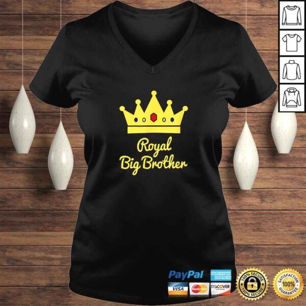 Royal Big Brother Little Royal Prince Baby Shower TShirt - Image 2