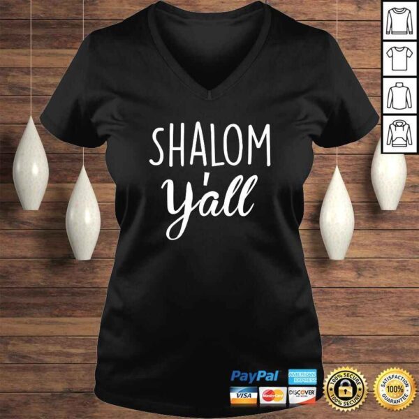 SHALOM Y'ALL- Jewish Gift Top - Image 2