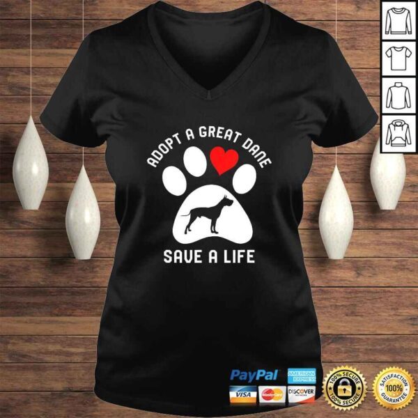 SRGDRR - Adopt A Great Dane Save A Life Gift Top - Image 2