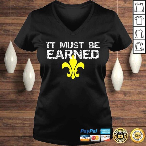 Scouting Graphic It Must Be Earned Scout Symbol TShirt - Image 2