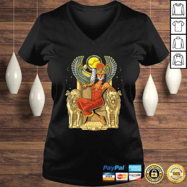 Sekhmet Egyptian Goddess Lioness Ancient Queen BasteTShirt - Image 2