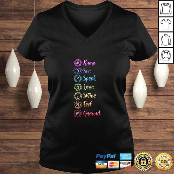 Seven Chakra Om Yoga Shirt - Image 2