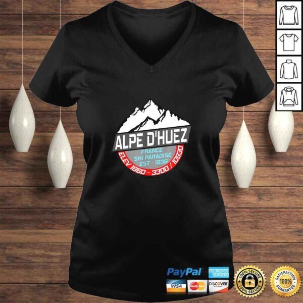 Ski Alpe D'Huez Shirt France Skiing Paradise - Image 2