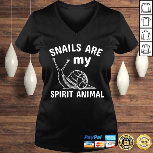 Snails Are My Favorite Animal TShirt - Image 2