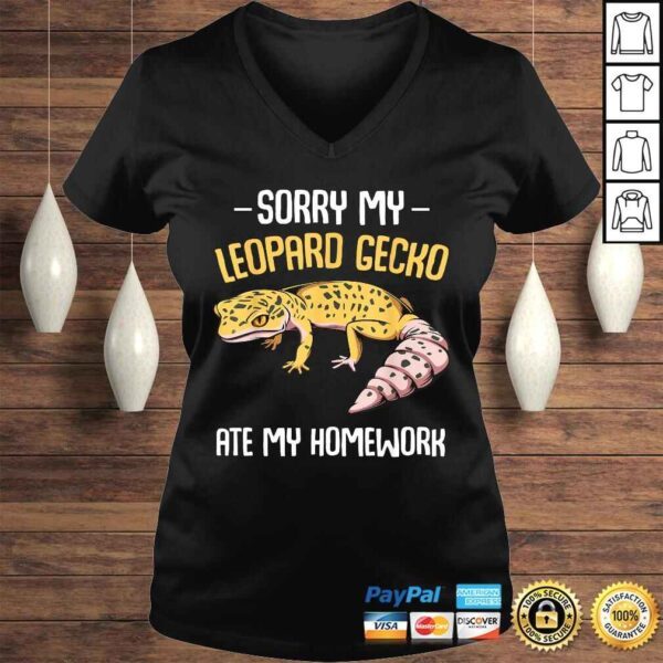 Sorry My Leopard Gecko Ate My Homework Cute Adorable PeShirt - Image 2