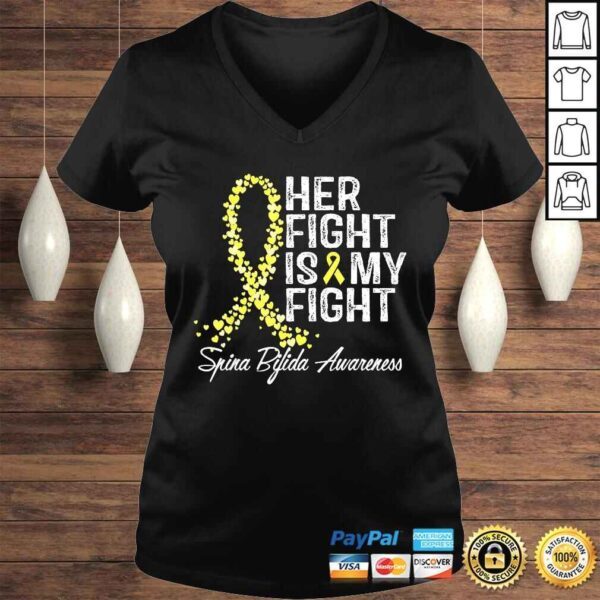 Spina Bifida Awareness Shirt Her Fight TShirt - Image 2