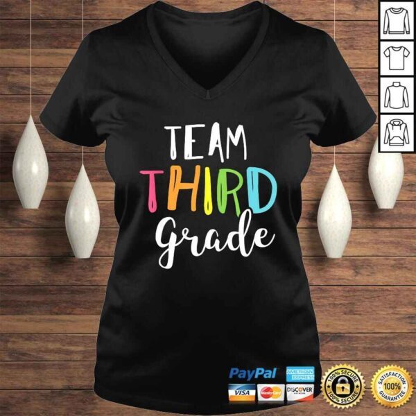 Team 3rd Third Grade Teacher Back To School Shirt Top - Image 2