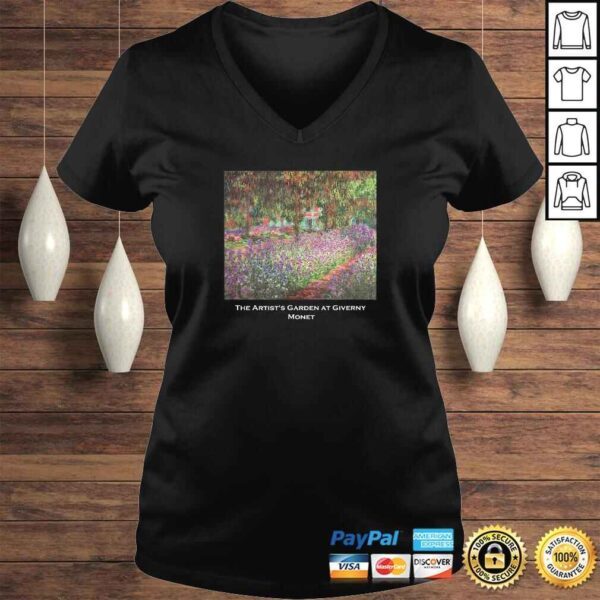 The Artists Garden at Giverny Shirt Monet 1900 - Image 2