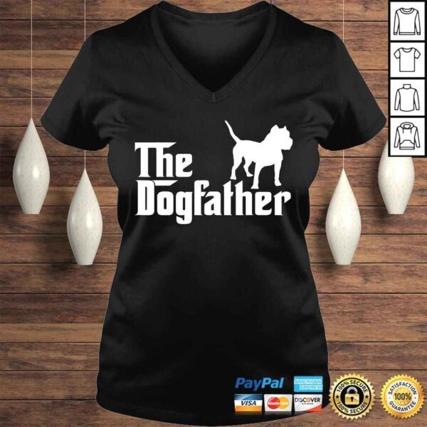 The Dogfather Pit Bull Funny TShirt - Image 2