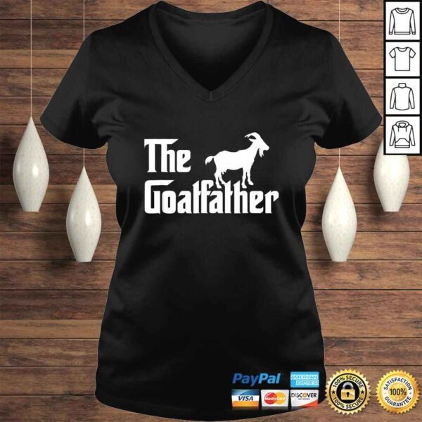 The Goatfather Funny Goat Father Lover Shirt Gift - Image 2