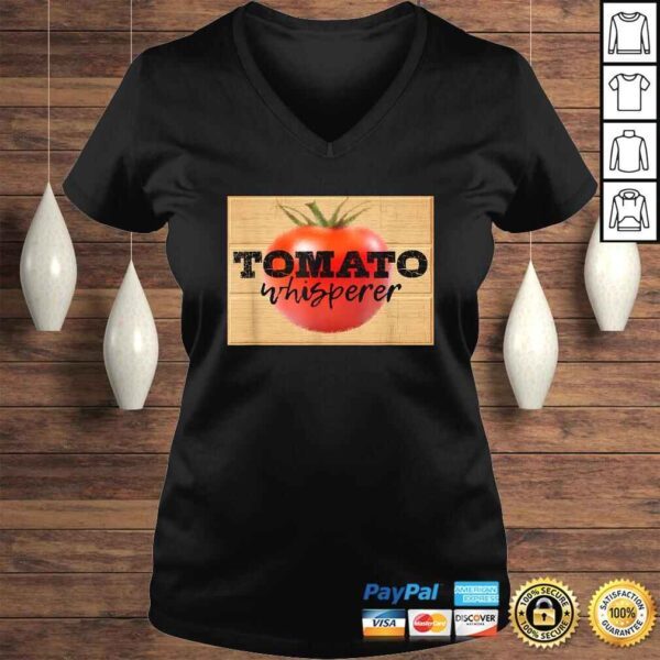 The Tomato Whisperer Gardening V-Neck T-Shirt - Image 2