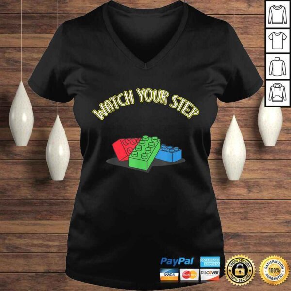 Toy Brick Watch Your Step T-shirt - Image 2