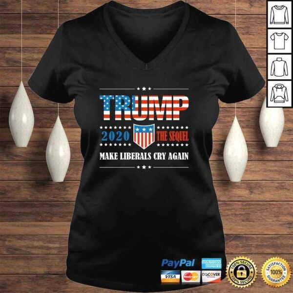 Trump 2020 Make Liberals Cry Again Donald Trump Election Pullover Hoodie - Image 2