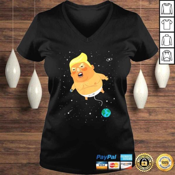 Trump Baby Space Blimp Funny AntiTrump Gift Top - Image 2