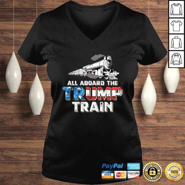 Trump Train 2020 Re Elect President Trump TShirt - Image 2