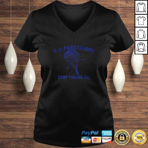 US Paratrooper Camp Toccoa WW2 TShirt Gift - Image 2