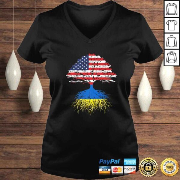 Ukrainian Roots American Grown Ukraine Shirt Men Women Kids - Image 2