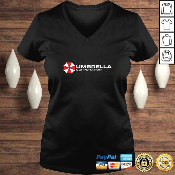 Umbrella Corporation Evil Zombie Company Logo Tee T-Shirt - Image 2