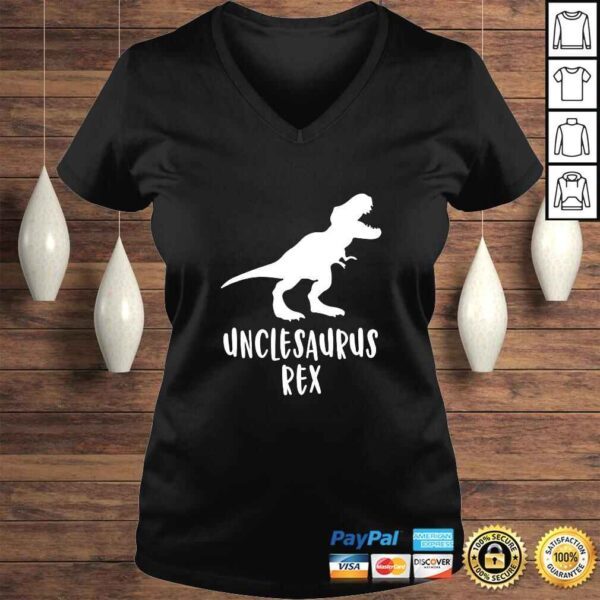 Unclesaurus Funny Shirt Rex Uncle Dinosaur Birthday Gifts - Image 2