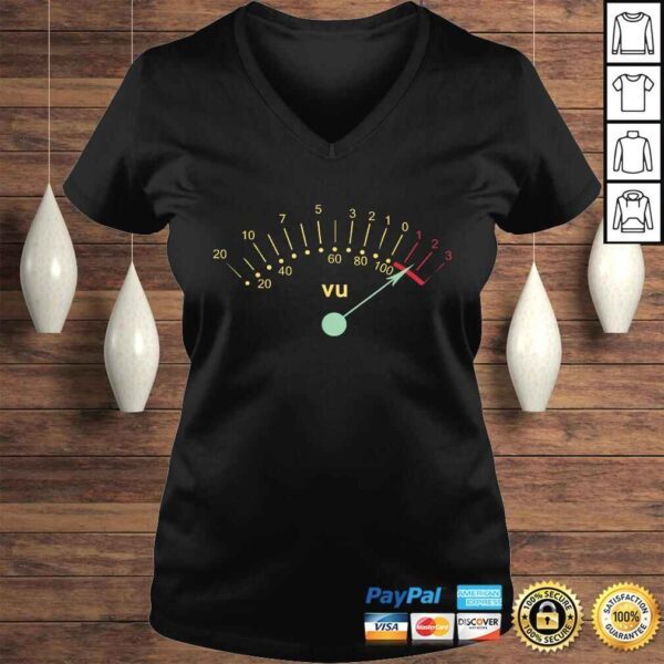 VU Meter Tee Sound Engineer Analog T-shirt - Image 2