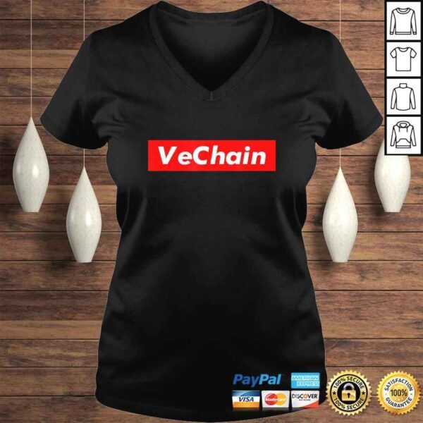 VeChain Shirt - Cryptocurrency Shirt - For Men For Women Red - Image 2