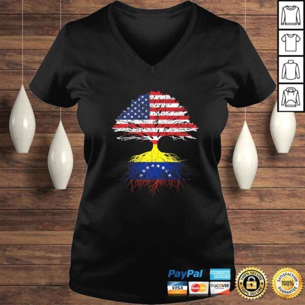 Venezuelan Roots American Grown Venezuela Shirt Men Women - Image 2