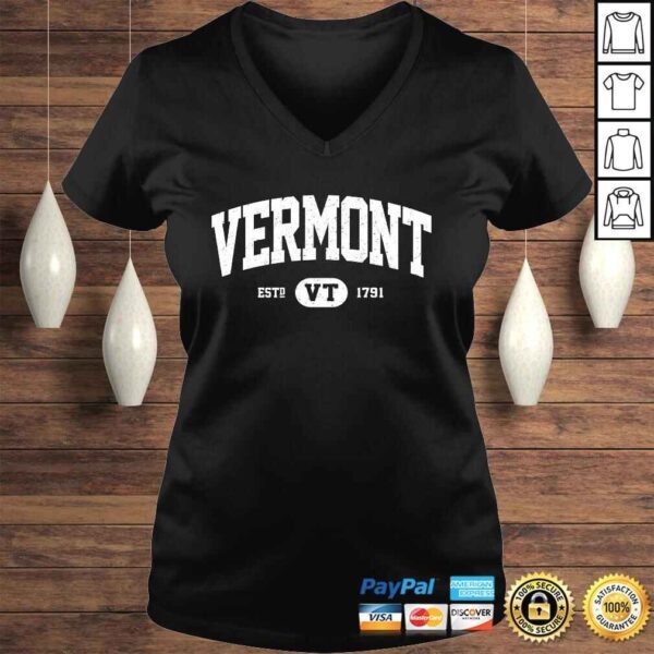 Vermont SweaShirt Retro Vintage Vermont Hoodie Gifts VT - Image 2