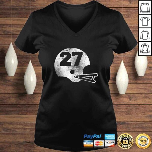 Vintage Football Jersey Number 27 Shirt Player Number - Image 2