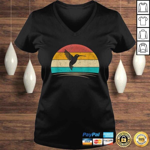 Vintage Hummingbird Retro Distressed Hummingbird Men Women TShirt - Image 2