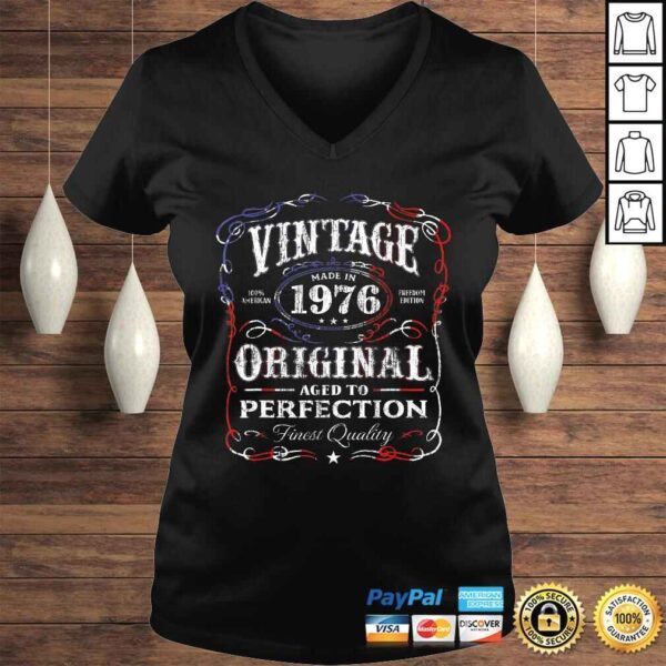 Vintage Made In 1976 Shirt 42nd Birthday Gift - Image 2