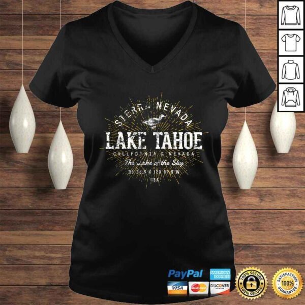 Vintage Retro Style Lake Tahoe Zip Hoodie - Image 2