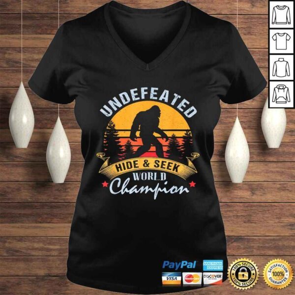 Vintage Undefeated Bigfoot Tee Hide and Seek World Champ TShirt - Image 2