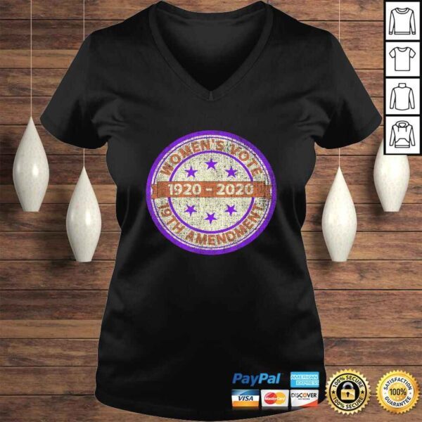 Votes For Women Right To Vote Suffrage 2020 Gift Centennial TShirt - Image 2